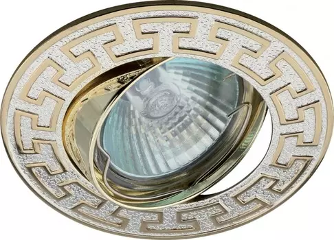 Точечный встраиваемый литой поворотный светильник Эра KL28 А S/GD C0043724