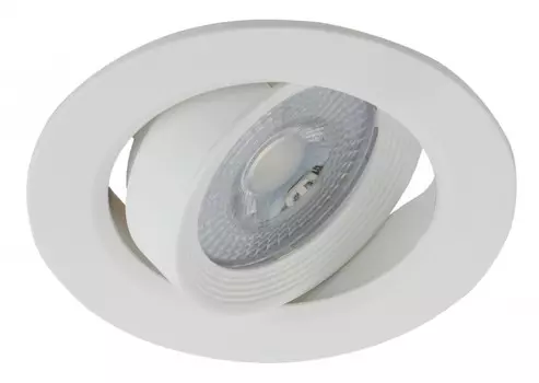 Точечный встраиваемый поворотный светодиодный светильник Эра KL LED 22A-5 3K WH Б0037036