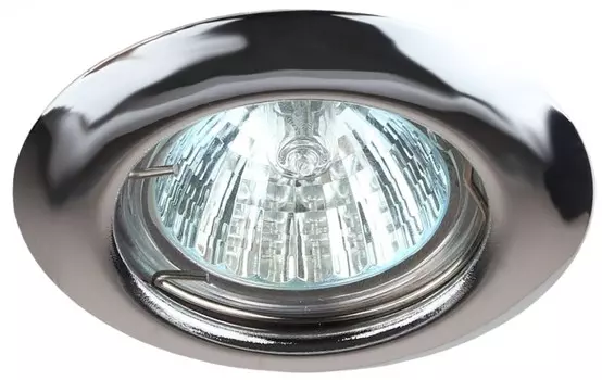 Точечный встраиваемый штампованный светильник Эра ST3 CH C0043804