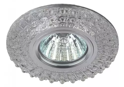 Встраиваемый светильник c LED подсветкой Эра DK LD2 SL/WH (Б0019197)