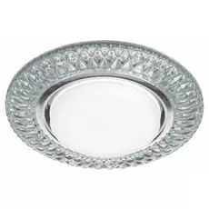 Точечный встраиваемый светильник cо светодиодной подсветкой ЭРА DK LD23 SL/WH Б0029627