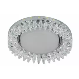 Встраиваемый светильник cо LED подсветкой Эра DK LD20 SL/WH (Б0028065)