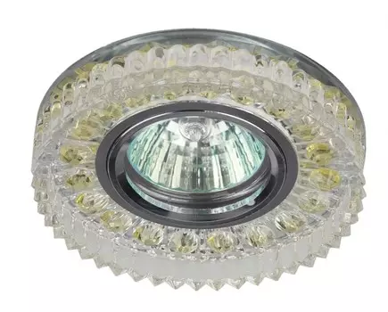 Встраиваемый светильник cо LED подсветкой Эра DK LD14 SL/WH (Б0028079)