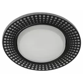 Встраиваемый светильник c LED подсветкой Эра DK LD29 WH/BK (Б0037387)