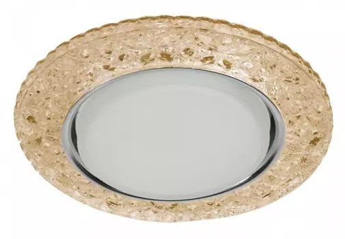 Встраиваемый светильник c LED подсветкой Эра DK LD25 CHP/WH (Б0029636)