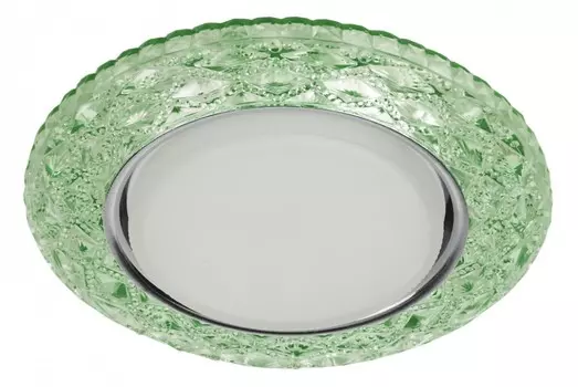 Встраиваемый светильник c LED подсветкой Эра DK LD24 GR/WH (Б0029634)