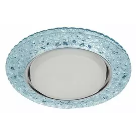 Встраиваемый светильник c LED подсветкой Эра DK LD25 BL/WH (Б0029637)