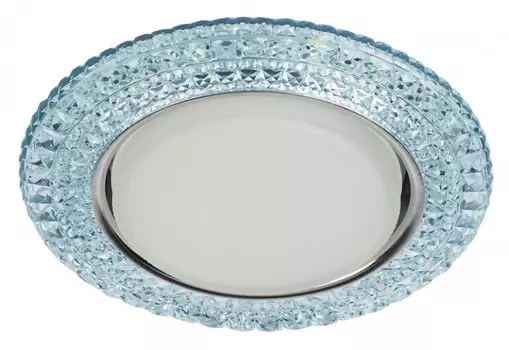 Встраиваемый светильник c LED подсветкой Эра DK LD26 BL/WH (Б0029639)