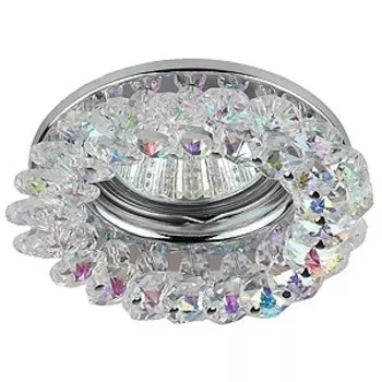 Точечный встраиваемый светильник Эра DK16 CH/PR Б0005210