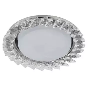 Точечный встраиваемый светильник под лампу Gx53 Эра DK86 CH/WH Б0020576