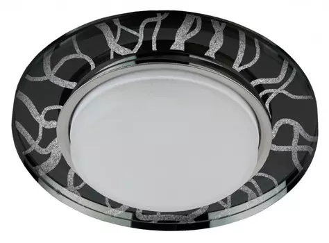 Точечный встраиваемый светильник под лампу Gx53 Эра DK80 WH/BK Б0019575
