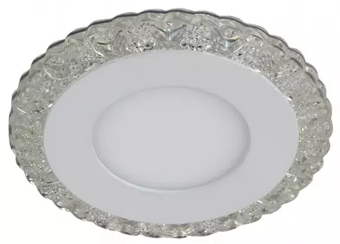 Встраиваемый светильник c LED подсветкой Эра DK LED 14 SL/WH (Б0036495)