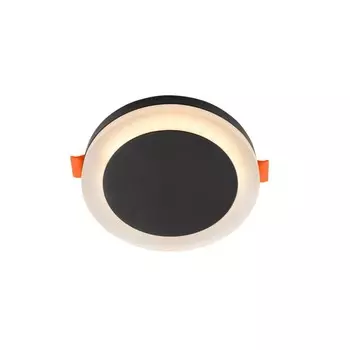 Точечный встраиваемый светодиодный светильник Denkirs DK4020-BK