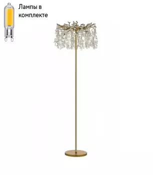 Торшер хрустальный с лампочками Dio D arte Tavenna H 3.1.1.102 A+Lamps