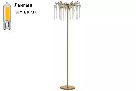 Торшер хрустальный с лампочками Dio D arte Tavenna H 3.1.1.101 A+Lamps