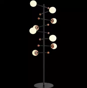 Торшер Natali Kovaltseva Loft LED LAMPS 81344/1F GOLD BLACK