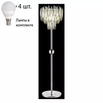 Торшер с лампочками Wertmark WE144.04.105+Lamps