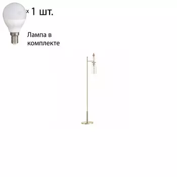 Торшер с лампочкой Odeon Light Bizet 4855/1F+Lamps E14 P45