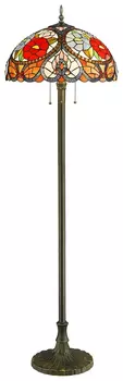 Торшер в стиле Тиффани со светодиодными лампочками E27, комплект от Lustrof. №310028-623520