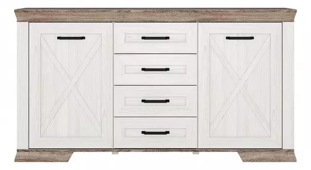 Тумба Marselle KOM2D4S BlackRedWhite 70004110