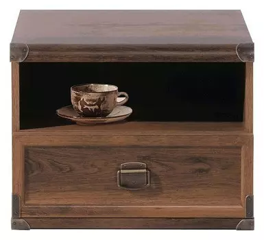 Тумбочка Индиана JKOM 1s BlackRedWhite 00004921, JKOM 1s