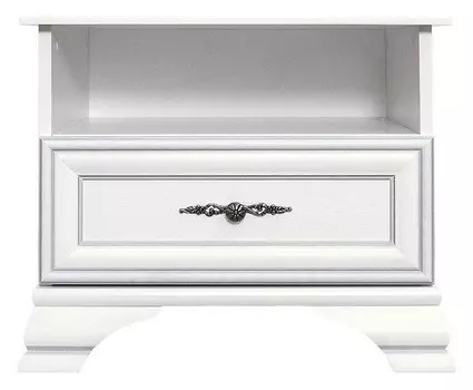 Тумбочка Кентаки S132-KOM1S BlackRedWhite 00009808, S132-KOM1S