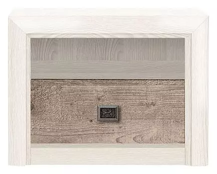 Тумбочка Коен КОМ 1S BlackRedWhite 70002214, КОМ 1S