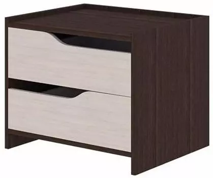 Тумбочка Milton Орматек 55-45-45 Тумба Milton Дуб Венге/Дуб Шамони светлый (124)
