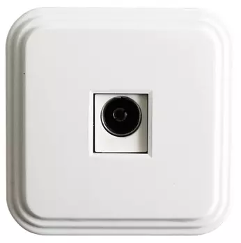 ТВ розетка (белый) Stekker PST00-20-20 (ТР-01) 39705