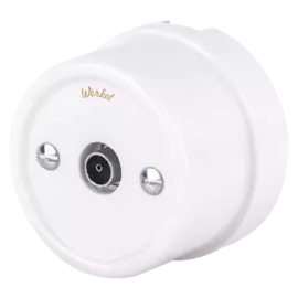 ТВ розетка (белый) Werkel Retro WL18-02-05 (a036797)