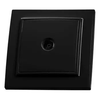 ТВ розетка (черный) Эрна Stekker PST10-9008-03 39476