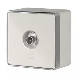 TV розетка накладная оконечная (слоновая кость) Werkel Gallant WL15-21-01 (a036787)