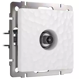 ТВ-розетка оконечная (белый) Hammer Werkel W1283001