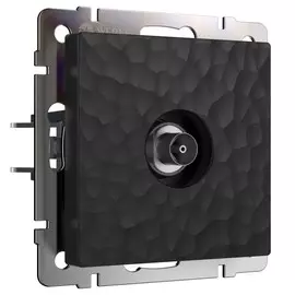 ТВ-розетка оконечная (черный) Hammer Werkel W1283008