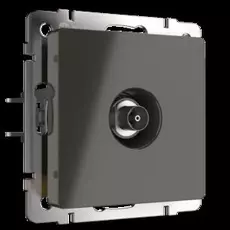 ТВ-розетка проходная (серо-коричневый) Werkel WL07-TV-2W (a033756)