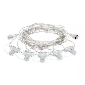 Удлинитель для гирлянд с 5 гнездами, 15 м Vegas 55042