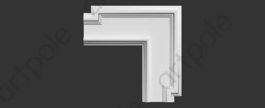 Угол 400х400х43 Artpole SU49