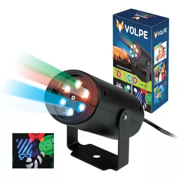 ULI-Q306 4W/RGB BLACK XMAS Светодиодный светильник-проектор (UL-00001188) Volpe Disko
