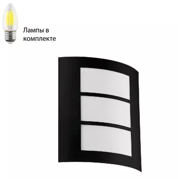 Уличный архитектурный светильник с лампочкой Eglo 99567+Lamps