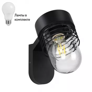 Уличный архитектурный светильник с лампочкой Novotech 370973+Lamps