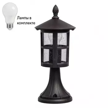 Уличный ландшафтный фонарь с лампочкой DeMarkt 806040901+Lamps