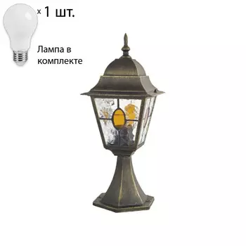 Уличный ландшафтный светильник с лампочкой Favourite Zagreb 1805-1T+Lamps А60