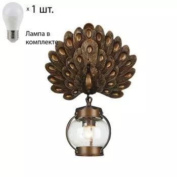 Уличный настенный светильник Favourite Hunt с лампочкой 2032-1W+Lamps E27 P45