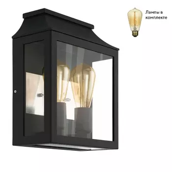 Уличный настенный светильник с лампочками Eglo 97294+Lamps