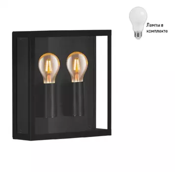 Уличный настенный светильник с лампочками Eglo 900698+Lamps