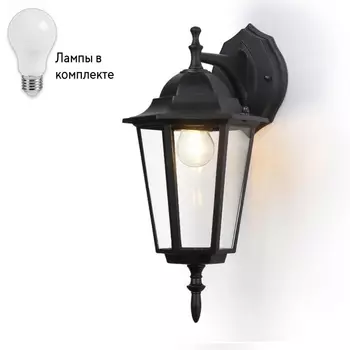 Уличный настенный светильник с лампочкой Ambrella light ST2018+Lamps