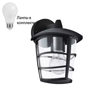 Уличный настенный светильник с лампочкой Eglo 93098+Lamps