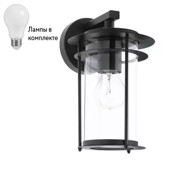 Уличный настенный светильник с лампочкой Eglo 96239+Lamps