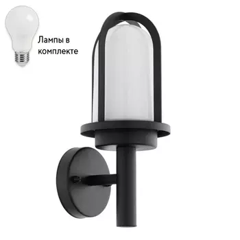 Уличный настенный светильник с лампочкой Eglo 97227+Lamps