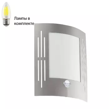 Уличный настенный светильник с лампочкой Eglo 88144+Lamps